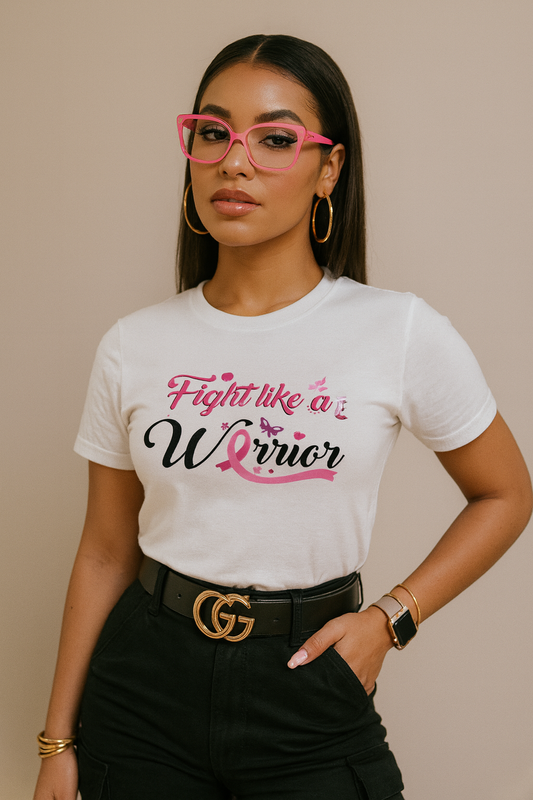 Fight Like a Warrior Breast! Cancer Awareness Unisex T-Shirt