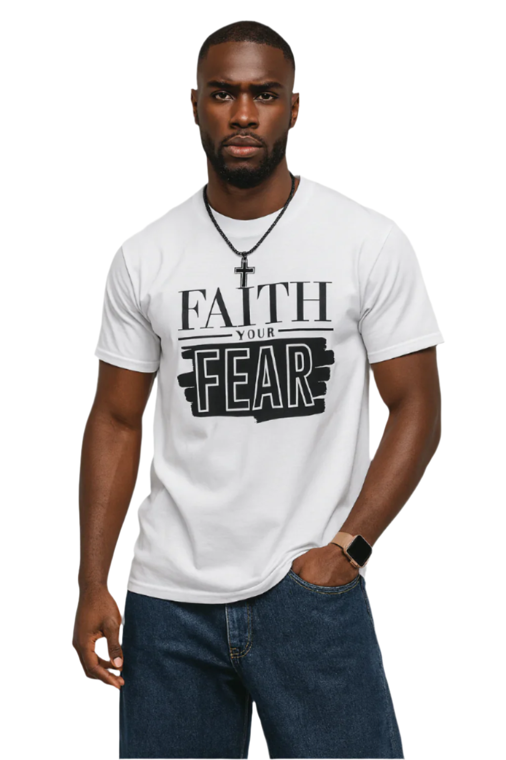 Faith Your Fear Unisex Jersey T-Shirt by Bella + Canvas