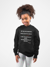 Load image into Gallery viewer, My Blackness Unisex LRD Kids Hoodie
