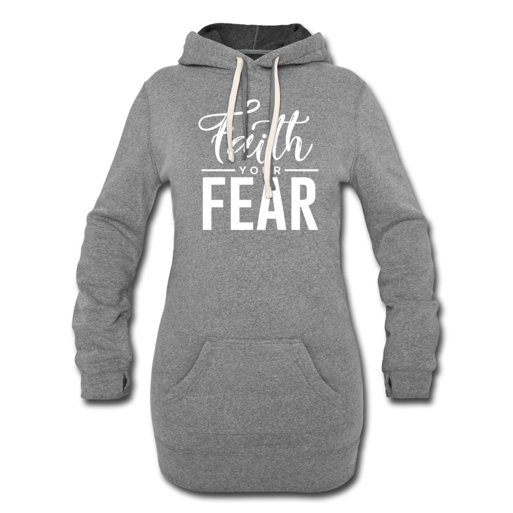 Women's Hoodie Dress - heather gray