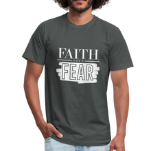 Load image into Gallery viewer, Faith Your Fear Unisex Jersey T-Shirt - asphalt
