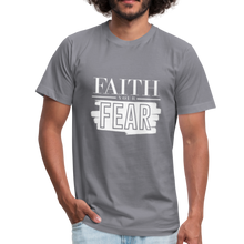 Load image into Gallery viewer, Faith Your Fear Unisex Jersey T-Shirt - slate
