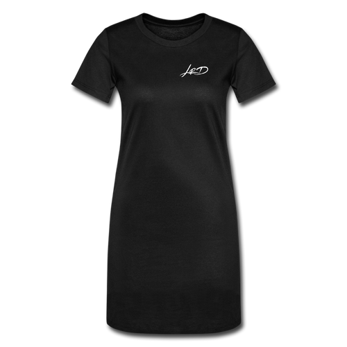 GLOW T-Shirt Dress - black