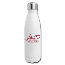 Load image into Gallery viewer, LeRayDrew Insulated Stainless Steel Water Bottle - white
