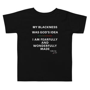 My Blackness LRD Toddler Tee