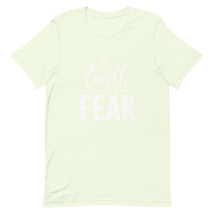 Faith Your Fear Black Short-Sleeve Unisex T-Shirt