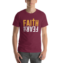 Load image into Gallery viewer, Faith Your Fear Black Short-Sleeve Unisex T-Shirt
