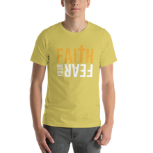 Load image into Gallery viewer, Faith Your Fear Black Short-Sleeve Unisex T-Shirt
