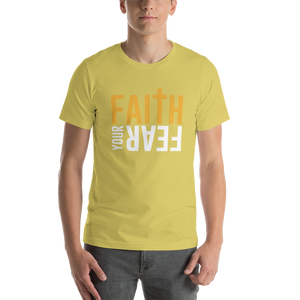 Faith Your Fear Black Short-Sleeve Unisex T-Shirt