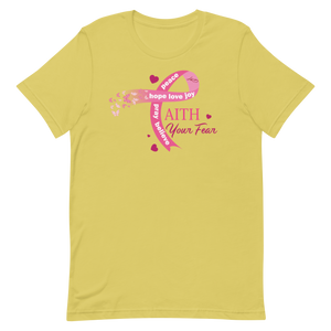 Breast Cancer Awareness Faith Your Fear T-shirt