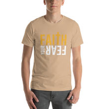 Load image into Gallery viewer, Faith Your Fear Black Short-Sleeve Unisex T-Shirt
