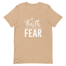 Load image into Gallery viewer, Faith Your Fear Black Short-Sleeve Unisex T-Shirt
