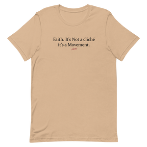 Faith is not a Cliché Short-Sleeve Unisex T-Shirt