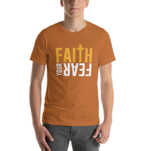 Load image into Gallery viewer, Faith Your Fear Black Short-Sleeve Unisex T-Shirt
