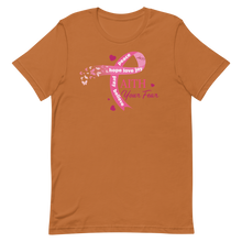 Load image into Gallery viewer, Breast Cancer Awareness Faith Your Fear T-shirt
